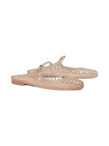 Tory Burch Women's Mellow Jelly Mary Jane Flats - Soft Pink Glitter - Size 9 | Thumbnail 2 Tory Burch Women's Mellow Jelly Mary Jane Flats - Soft Pink Glitter - Size 9 | Thumbnail 2