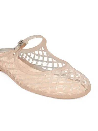 Tory Burch Women's Mellow Jelly Mary Jane Flats - Soft Pink Glitter - Size 9 | Thumbnail 4 Tory Burch Women's Mellow Jelly Mary Jane Flats - Soft Pink Glitter - Size 9 | Thumbnail 4
