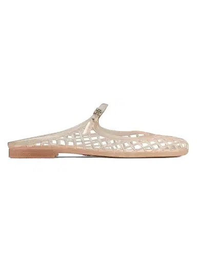 Tory Burch Women's Mellow Jelly Mary Jane Flats - Soft Pink Glitter - Size 9 | Thumbnail 1 Tory Burch Women's Mellow Jelly Mary Jane Flats - Soft Pink Glitter - Size 9 | Thumbnail 1