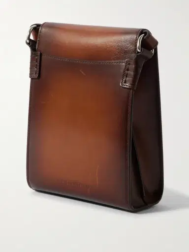 Berluti Andy Venezia Leather Phone Pouch - Men | Thumbnail 3