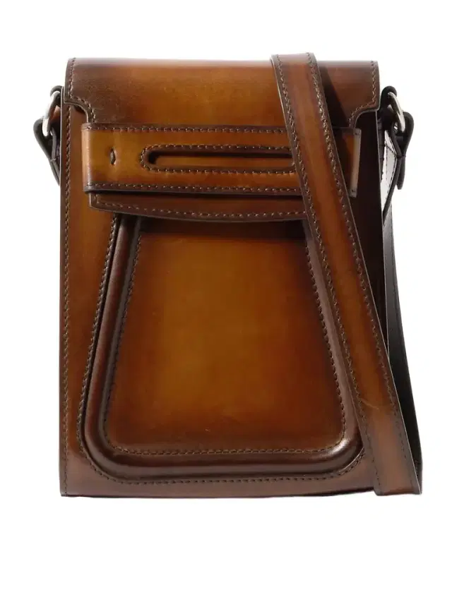 Berluti Andy Venezia Leather Phone Pouch - Men