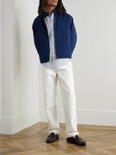 FrizmWORKS OG Oversized Striped Cotton-Blend Seersucker Shirt - Men | Thumbnail 2