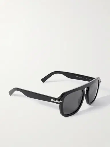 DIOR Eyewear DiorBlackSuit S15I Aviator-Style Acetate Sunglasses - Men | Thumbnail 4
