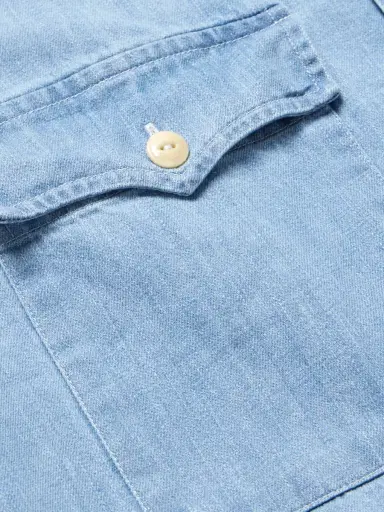 Drake's Denim Western Shirt - Men | Thumbnail 5