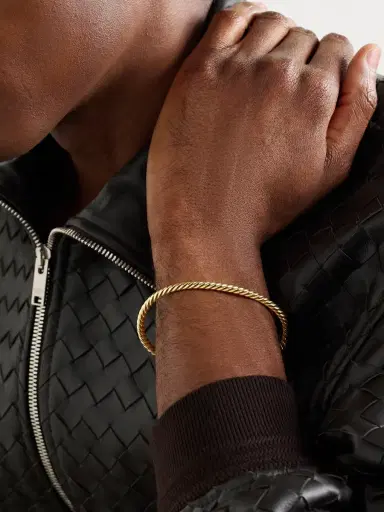 David Yurman Cablespira® 18-Karat Gold Cuff - Men | Thumbnail 2