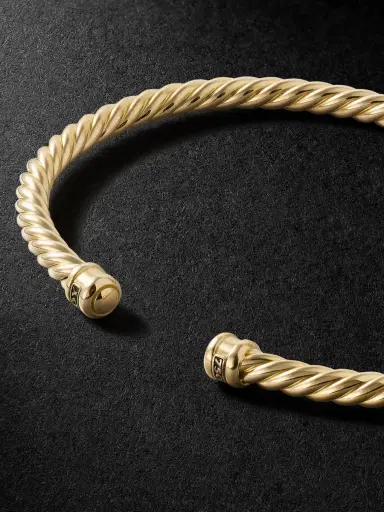 David Yurman Cablespira® 18-Karat Gold Cuff - Men | Thumbnail 3