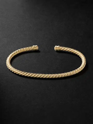 David Yurman Cablespira® 18-Karat Gold Cuff - Men | Thumbnail 1