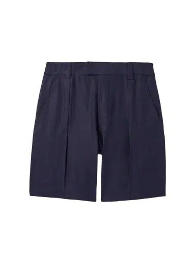 Loro Piana Reinga Wide-Leg Pleated Linen-Twill Bermuda Shorts - Men | Thumbnail 1