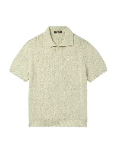 Loro Piana Meina Mouliné-Cotton Polo Shirt - Men | Thumbnail 1