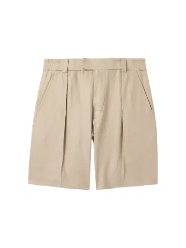 Loro Piana Reinga Wide-Leg Pleated Linen-Twill Bermuda Shorts - Men | Thumbnail 1 Loro Piana Reinga Wide-Leg Pleated Linen-Twill Bermuda Shorts - Men | Thumbnail 1