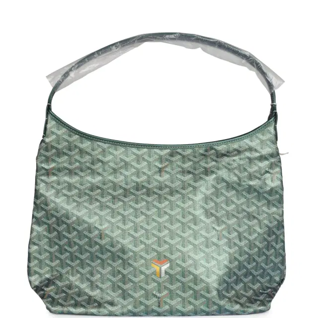goyard Goyard Goyardine Pearly Green Boheme PM Hobo Bag Palladium Hardware