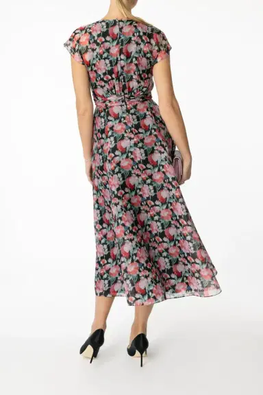 Carolina Herrera Cap Sleeve Midi Dress | Thumbnail 4
