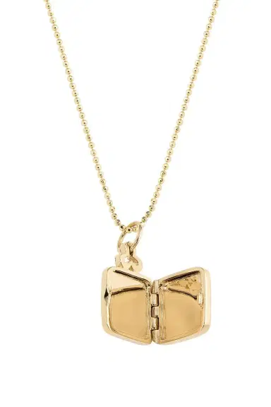 DEVON WOODHILL Classic Diamond Trefoil Pillow Locket Necklace | Thumbnail 3 DEVON WOODHILL Classic Diamond Trefoil Pillow Locket Necklace | Thumbnail 3