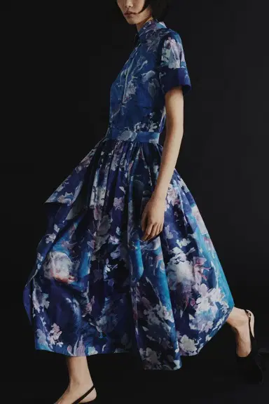 Erdem Gathered Midi Skirt | Thumbnail 2 Erdem Gathered Midi Skirt | Thumbnail 2
