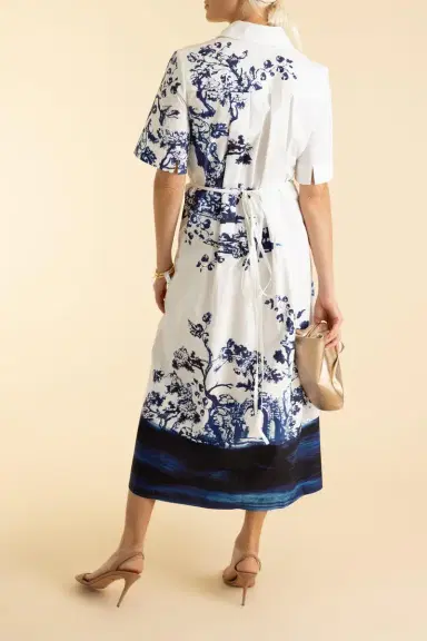 Erdem Short Sleeve Shirt Dress | Thumbnail 4