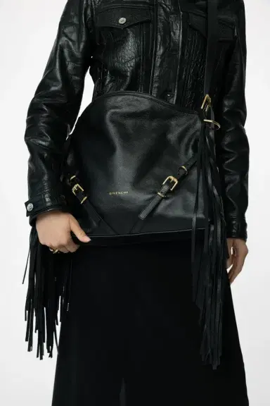 Givenchy Voyou Medium Bag - Black Fringe | Thumbnail 4
