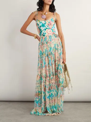 Chloé Embellished Floral-print Swimsuit | Thumbnail 2 Chloé Embellished Floral-print Swimsuit | Thumbnail 2