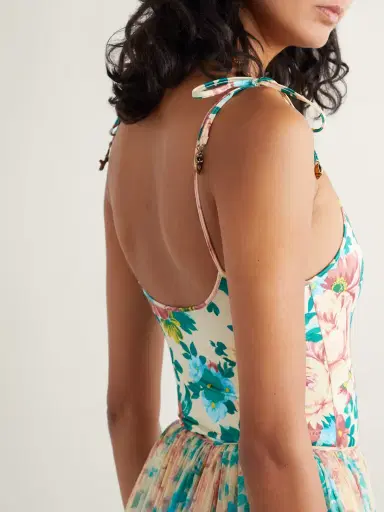 Chloé Embellished Floral-print Swimsuit | Thumbnail 3 Chloé Embellished Floral-print Swimsuit | Thumbnail 3