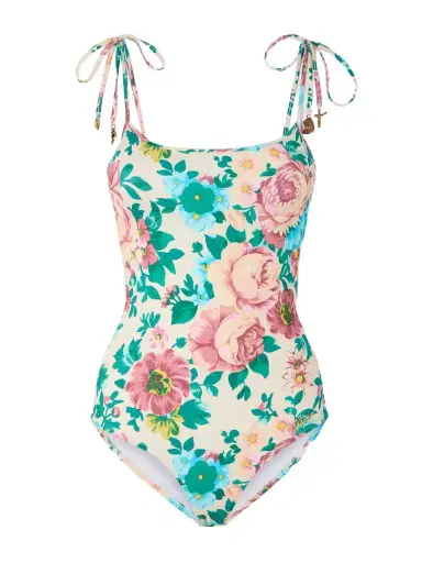 Chloé Embellished Floral-print Swimsuit | Thumbnail 1 Chloé Embellished Floral-print Swimsuit | Thumbnail 1