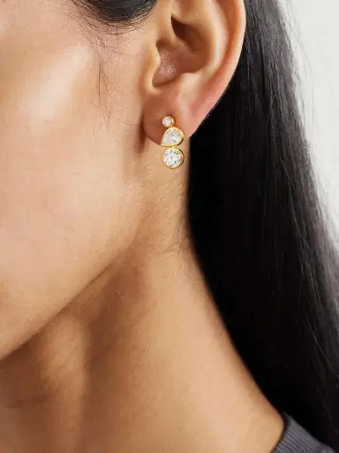 Completedworks Like Peas In A Pod Ii Recycled Gold Vermeil Cubic Zirconia Earrings | Thumbnail 2 Completedworks Like Peas In A Pod Ii Recycled Gold Vermeil Cubic Zirconia Earrings | Thumbnail 2