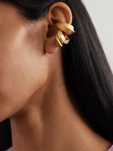 Completedworks Set Of Three Gold-plated Ear Cuffs | Thumbnail 2 Completedworks Set Of Three Gold-plated Ear Cuffs | Thumbnail 2