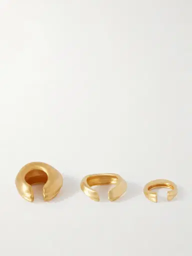 Completedworks Set Of Three Gold-plated Ear Cuffs | Thumbnail 3 Completedworks Set Of Three Gold-plated Ear Cuffs | Thumbnail 3