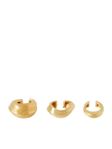 Completedworks Set Of Three Gold-plated Ear Cuffs | Thumbnail 1 Completedworks Set Of Three Gold-plated Ear Cuffs | Thumbnail 1