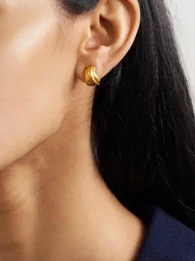 Completedworks Recycled Gold Vermeil Hoop Earrings | Thumbnail 2