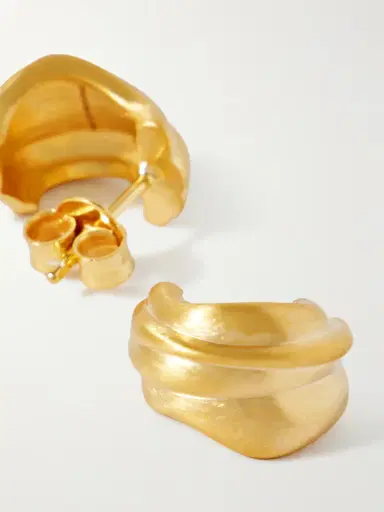 Completedworks Recycled Gold Vermeil Hoop Earrings | Thumbnail 3