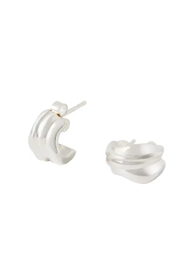 Completedworks Recycled Silver Hoop Earrings