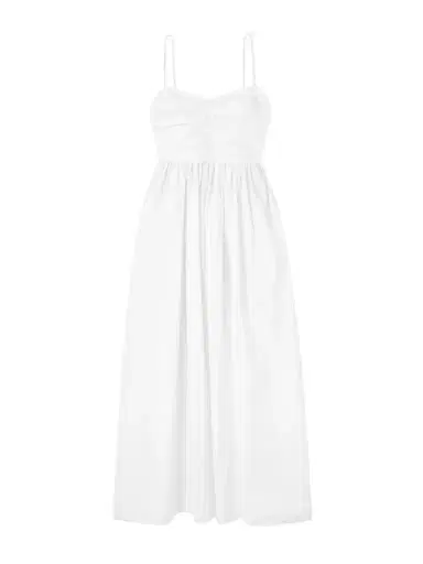 Matteau Gathered Organic Cotton-poplin Midi Dress | Thumbnail 1