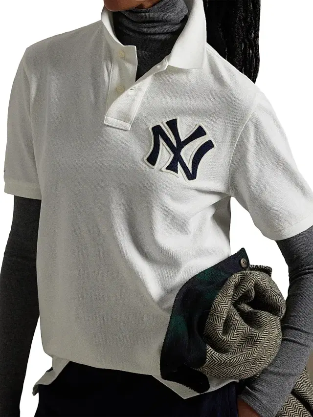 Polo Ralph Lauren Men's Yankees Polo Shirt - Deckwash White