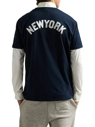 Polo Ralph Lauren Men's Yankees Jersey T-Shirt - Aviator Navy | Thumbnail 5