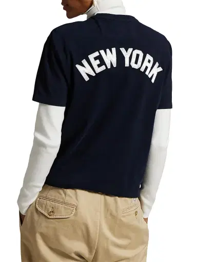 Polo Ralph Lauren Men's Yankees Jersey T-Shirt - Aviator Navy | Thumbnail 7