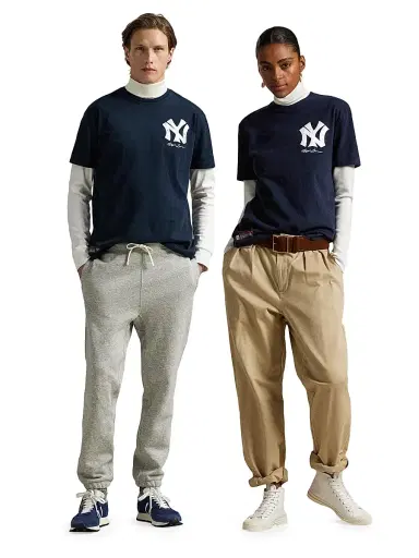 Polo Ralph Lauren Men's Yankees Jersey T-Shirt - Aviator Navy | Thumbnail 8