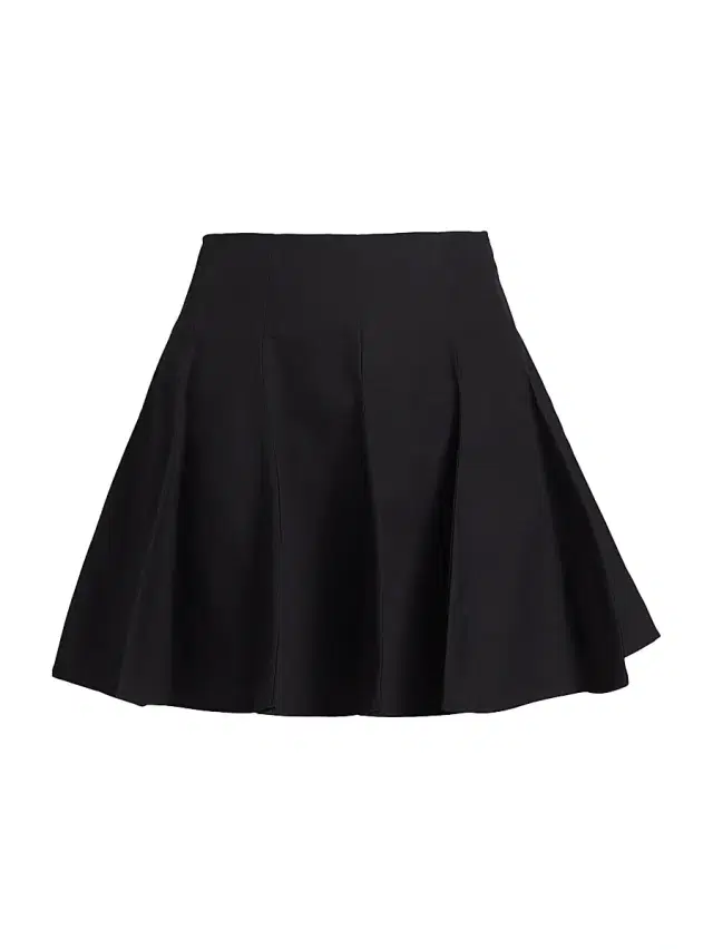 anOnlyChild Women's Just A Pinch Ellis Pleated Miniskirt - Black - Size Medium