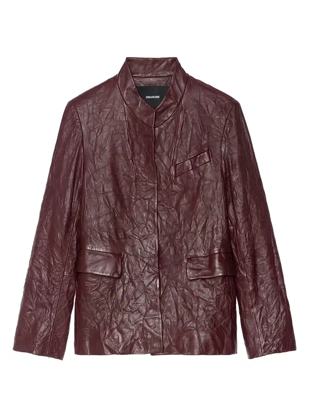 Zadig & Voltaire Women's Veryn Leather Blazer - Judo