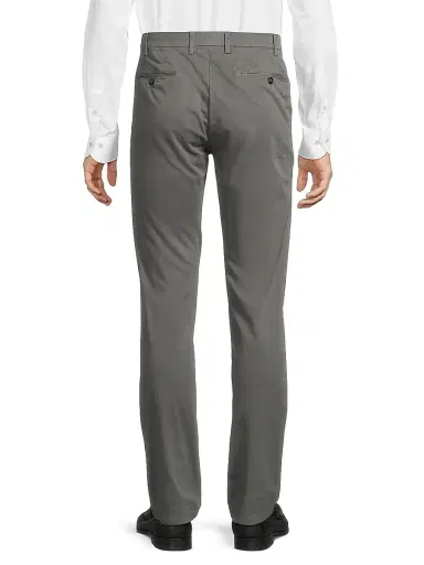 Canali Men's Garment-Dyed Comfort Chino Pants - Grey - Size 36 | Thumbnail 5 Canali Men's Garment-Dyed Comfort Chino Pants - Grey - Size 36 | Thumbnail 5