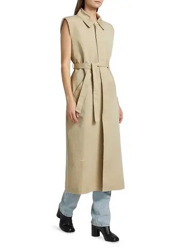 MM6 MAISON MARGIELA Women's Trench Belted Vest | Thumbnail 4 MM6 MAISON MARGIELA Women's Trench Belted Vest | Thumbnail 4
