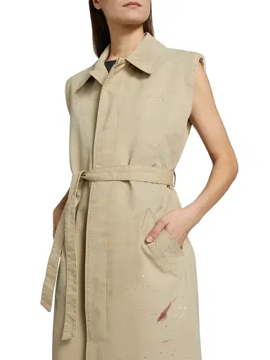 MM6 MAISON MARGIELA Women's Trench Belted Vest | Thumbnail 6 MM6 MAISON MARGIELA Women's Trench Belted Vest | Thumbnail 6