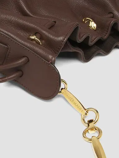 Zimmermann Women's Halcyon Leather Chain Shoulder Bag - Coffee | Thumbnail 5 Zimmermann Women's Halcyon Leather Chain Shoulder Bag - Coffee | Thumbnail 5