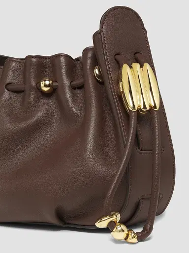Zimmermann Women's Halcyon Leather Chain Shoulder Bag - Coffee | Thumbnail 6 Zimmermann Women's Halcyon Leather Chain Shoulder Bag - Coffee | Thumbnail 6