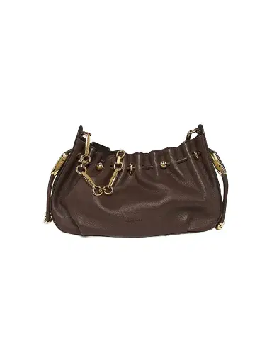 Zimmermann Women's Halcyon Leather Chain Shoulder Bag - Coffee | Thumbnail 1 Zimmermann Women's Halcyon Leather Chain Shoulder Bag - Coffee | Thumbnail 1