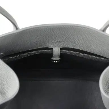 The Row The Row Margaux Shoulder 12 Bag Timouse Grey Calfskin Silver Hardware | Thumbnail 10 The Row The Row Margaux Shoulder 12 Bag Timouse Grey Calfskin Silver Hardware | Thumbnail 10