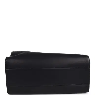 The Row The Row Marlo Tote Bag Black Saddle Leather Silver Hardware | Thumbnail 6 The Row The Row Marlo Tote Bag Black Saddle Leather Silver Hardware | Thumbnail 6