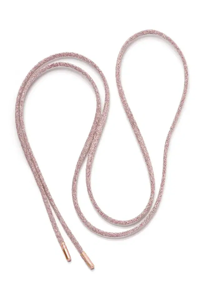 Carolina Bucci Long Forte Beads Cord - Heather Pink