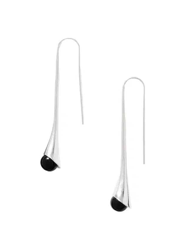 Sophie Buhai Vienna Silver Onyx Earrings