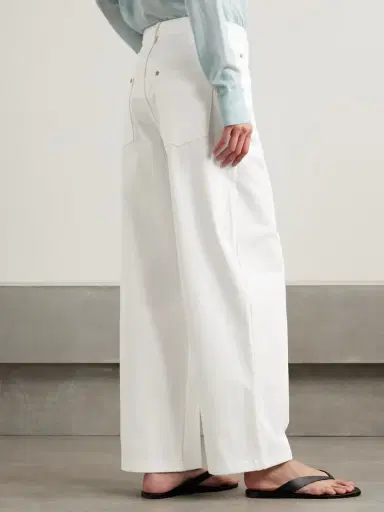 Maria McManus Massive Organic Cotton-twill Wide-leg Pants | Thumbnail 4 Maria McManus Massive Organic Cotton-twill Wide-leg Pants | Thumbnail 4