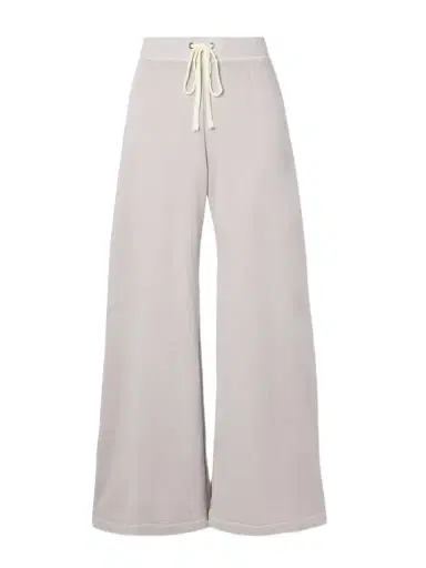 James Perse Cotton-terry Wide-leg Track Pants | Thumbnail 1 James Perse Cotton-terry Wide-leg Track Pants | Thumbnail 1