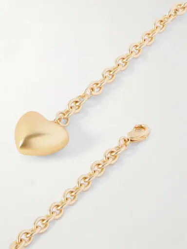 Roxanne Assoulin The Mini Puffy Heart Gold-tone Necklace | Thumbnail 3